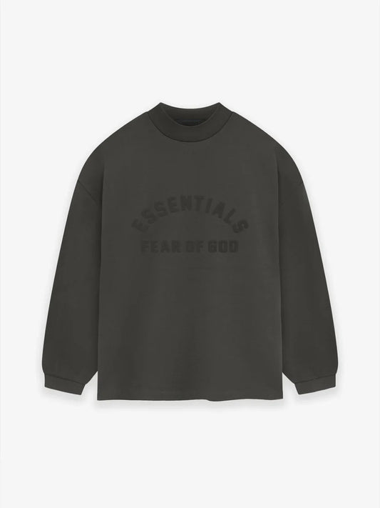 ESSENTIALS HEAVY JERSEY LS TEE